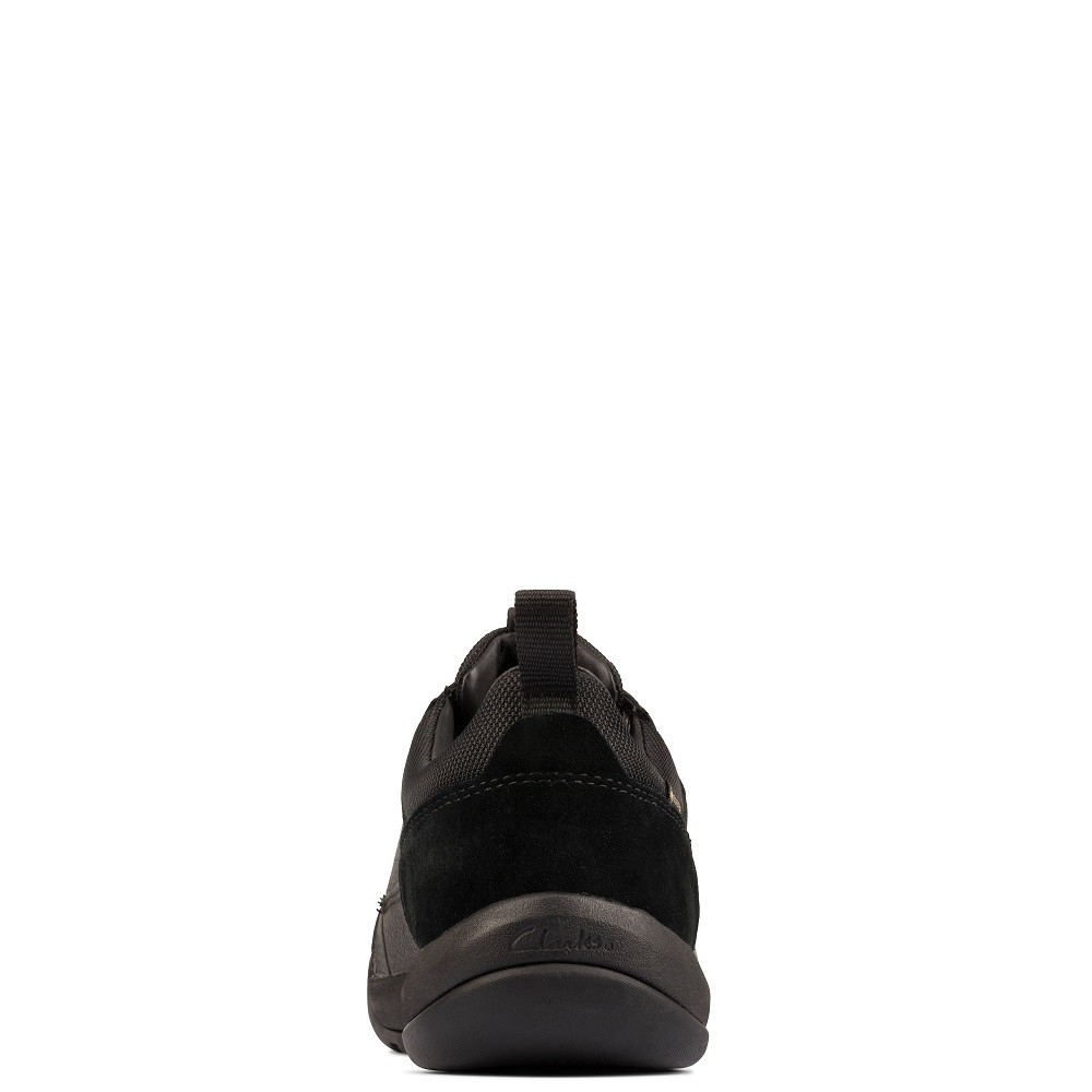 CLARKS</br>Ανδρικά Δετά Παπούτσια Μαύρο Δέρμα Gore-Tex® ASHCOMBE LO GTX Clarks CLARKS</br>Ανδρικά Δετά Παπούτσια Μαύρο Δέρμα Gore-Tex® ASHCOMBE LO GTX Clarks