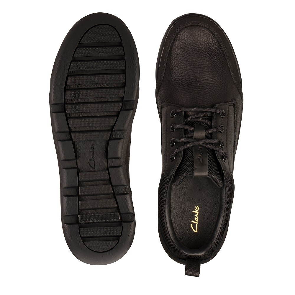 CLARKS</br>Ανδρικά Δετά Παπούτσια Μαύρο Δέρμα Gore-Tex® ASHCOMBE LO GTX Clarks CLARKS</br>Ανδρικά Δετά Παπούτσια Μαύρο Δέρμα Gore-Tex® ASHCOMBE LO GTX Clarks