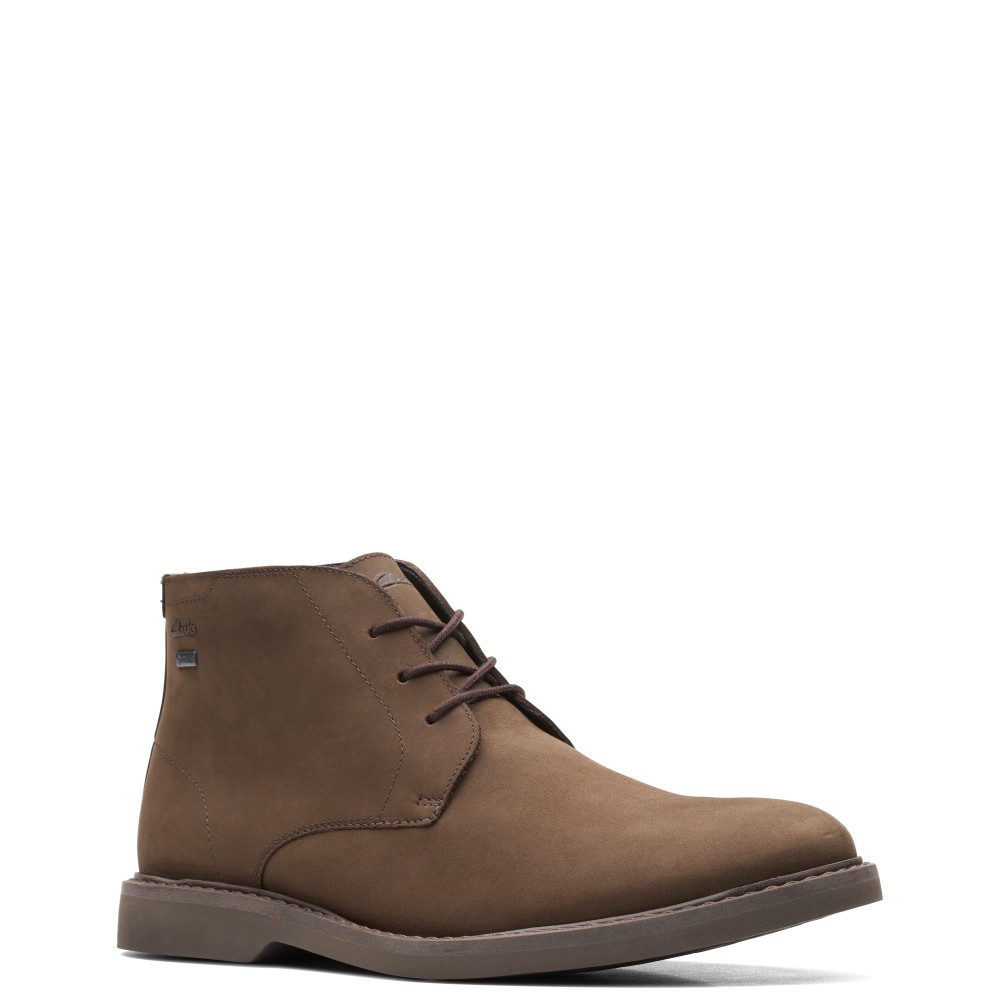CLARKS</br>Ανδρικά Μποτάκια Καφέ Nubuck Gore-Tex® ATTICUS LT HI GTX Clarks CLARKS</br>Ανδρικά Μποτάκια Καφέ Nubuck Gore-Tex® ATTICUS LT HI GTX Clarks