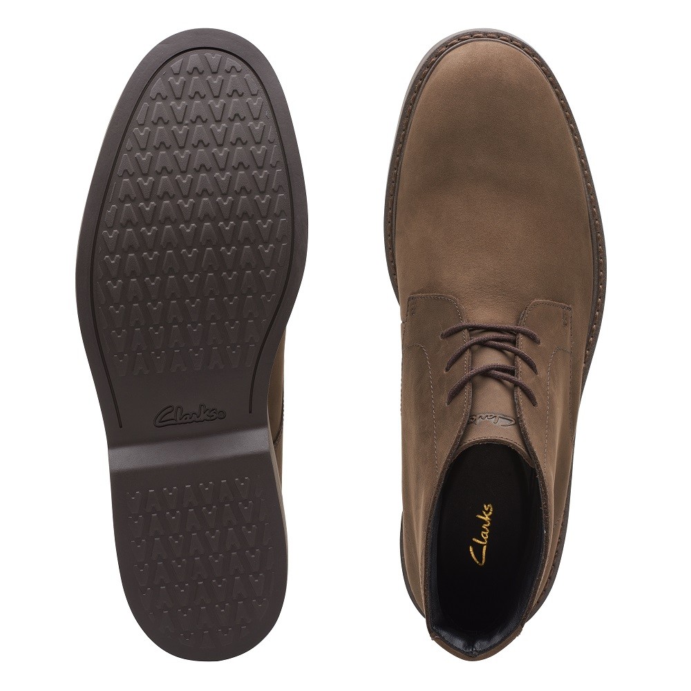CLARKS</br>Ανδρικά Μποτάκια Καφέ Nubuck Gore-Tex® ATTICUS LT HI GTX Clarks CLARKS</br>Ανδρικά Μποτάκια Καφέ Nubuck Gore-Tex® ATTICUS LT HI GTX Clarks