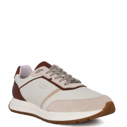 Ανδρικά Sneakers Μπεζ/Ταμπά Δέρμα B230/A INTER Boss