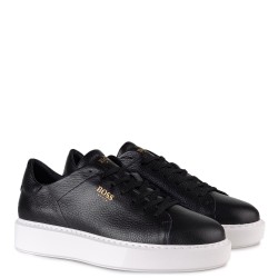 Ανδρικά Sneakers Μαύρο Δέρμα B5720 TUMBLE Boss