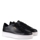 BOSS</br>Ανδρικά Sneakers Μαύρο Δέρμα B5720 TUMBLE Boss BOSS</br>Ανδρικά Sneakers Μαύρο Δέρμα B5720 TUMBLE Boss