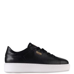 Ανδρικά Sneakers Μαύρο Δέρμα B5720 TUMBLE Boss