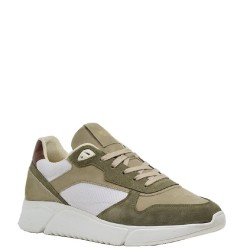 Ανδρικά Sneakers Χακί Δέρμα/Ύφασμα B6930 VESUVIO Boss
