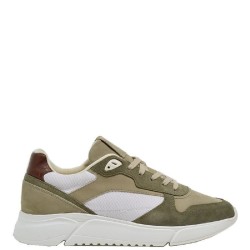 Ανδρικά Sneakers Χακί Δέρμα/Ύφασμα B6930 VESUVIO Boss