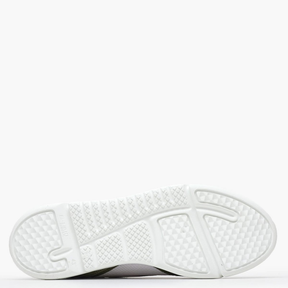 BOSS</br>Ανδρικά Sneakers Χακί Δέρμα/Ύφασμα B6930 VESUVIO Boss BOSS</br>Ανδρικά Sneakers Χακί Δέρμα/Ύφασμα B6930 VESUVIO Boss