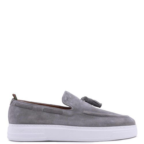 Ανδρικά Μοκασίνια/Loafers Γκρι Suede B7686 SUEDE Boss Ανδρικά Μοκασίνια/Loafers Γκρι Suede B7686 SUEDE Boss