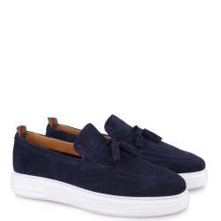 Ανδρικά Μοκασίνια/Loafers Μπλε Suede B7686 SUEDE Boss