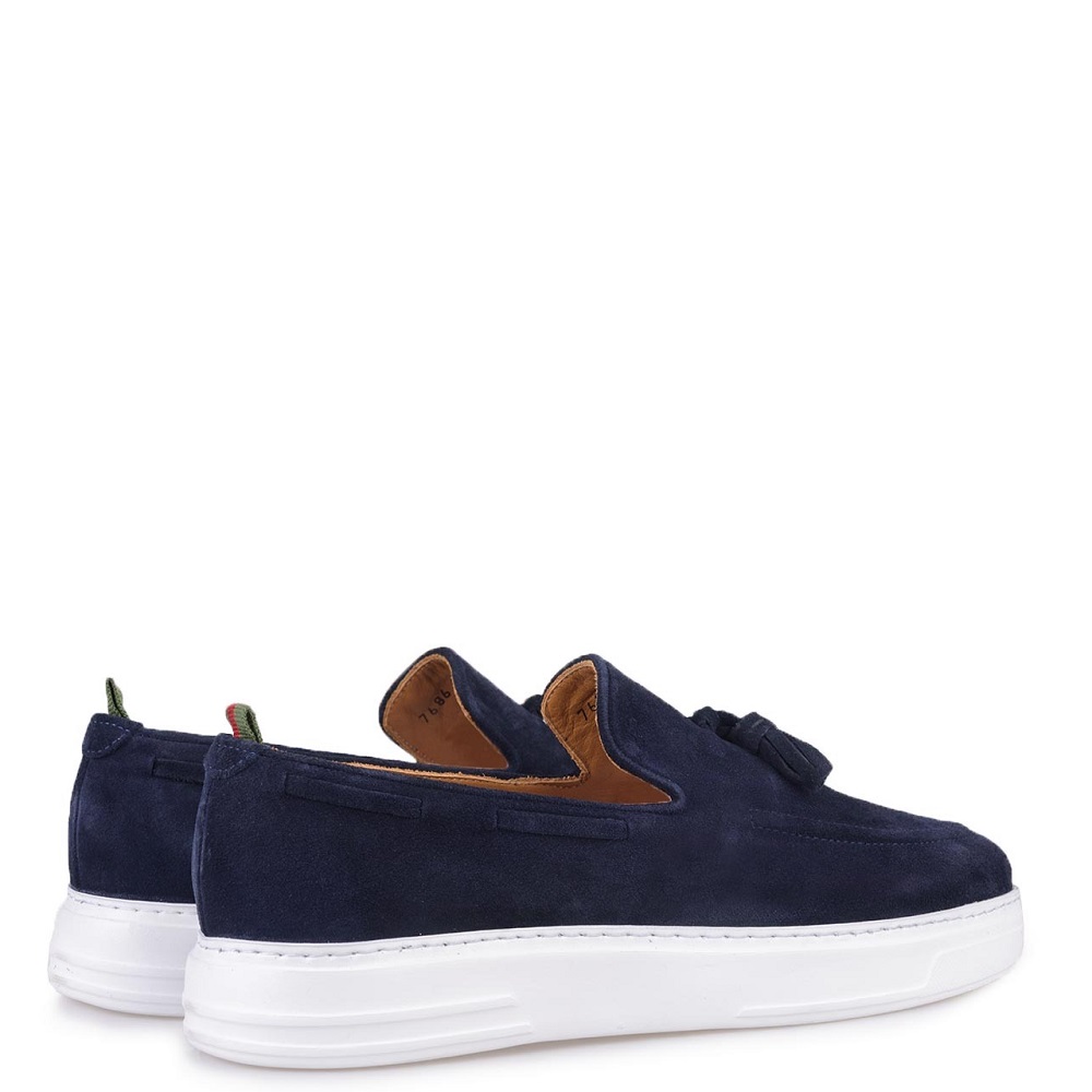 BOSS</br>Ανδρικά Μοκασίνια/Loafers Μπλε Suede B7686 SUEDE Boss BOSS</br>Ανδρικά Μοκασίνια/Loafers Μπλε Suede B7686 SUEDE Boss