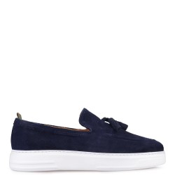 Ανδρικά Μοκασίνια/Loafers Μπλε Suede B7686 SUEDE Boss