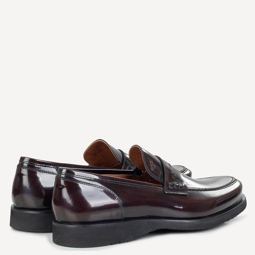 BOSS</br>Ανδρικά Μοκασίνια/Loafers Μπορντώ Δέρμα B7745 FLORENTIK Boss BOSS</br>Ανδρικά Μοκασίνια/Loafers Μπορντώ Δέρμα B7745 FLORENTIK Boss