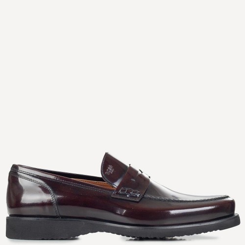 Ανδρικά Μοκασίνια/Loafers Μπορντώ Δέρμα B7745 FLORENTIK Boss Ανδρικά Μοκασίνια/Loafers Μπορντώ Δέρμα B7745 FLORENTIK Boss