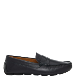 Ανδρικά Μοκασίνια/Loafers Μπλε Δέρμα B7768 DEL PIERO Boss