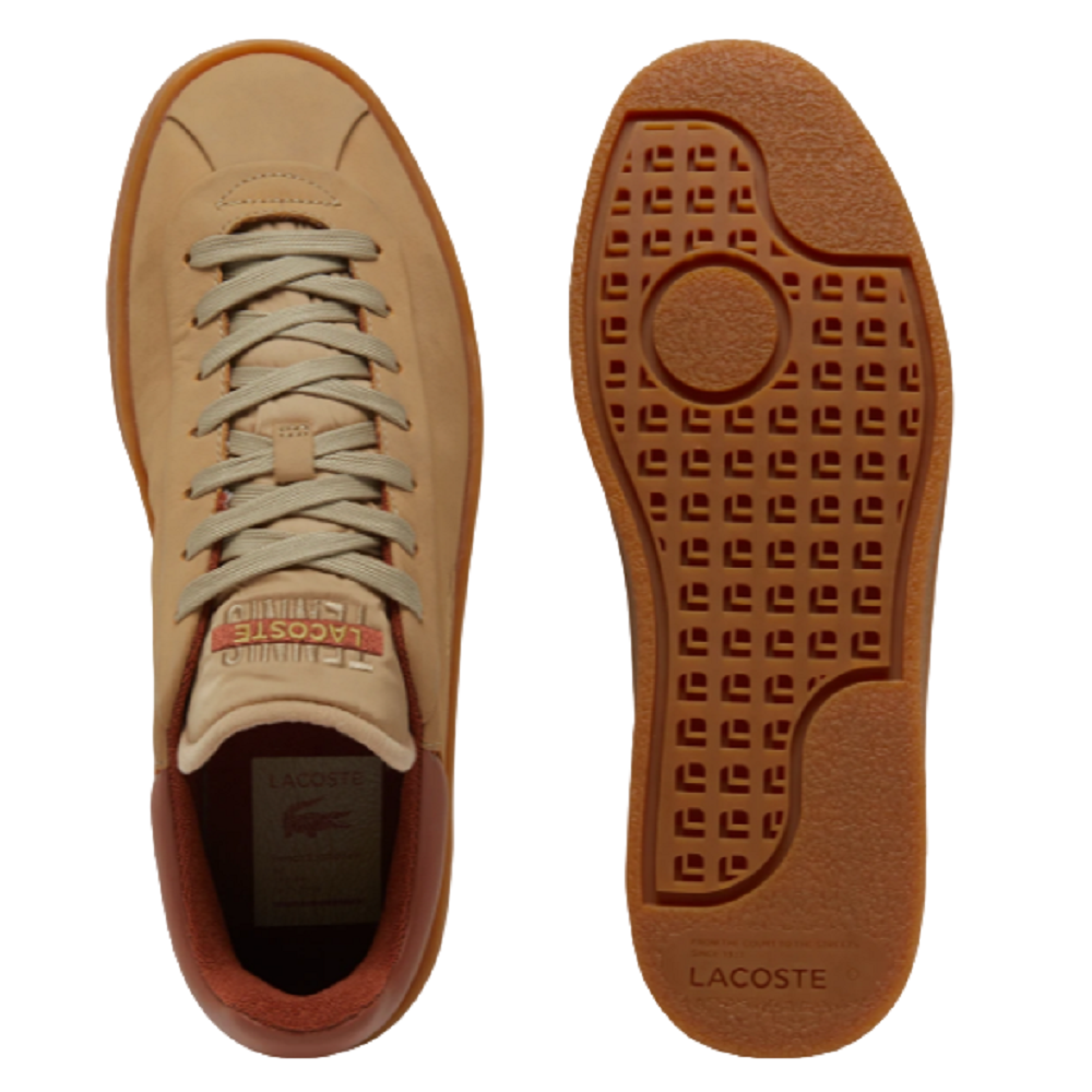 LACOSTE</br>Ανδρικά Sneakers Ταμπά Δέρμα BASESHOT PRM 748SMA0007AAF Lacoste LACOSTE</br>Ανδρικά Sneakers Ταμπά Δέρμα BASESHOT PRM 748SMA0007AAF Lacoste