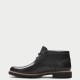 CLARKS</br>Ανδρικά Μποτάκια Μαύρο Δέρμα BATCOMBE LO Clarks