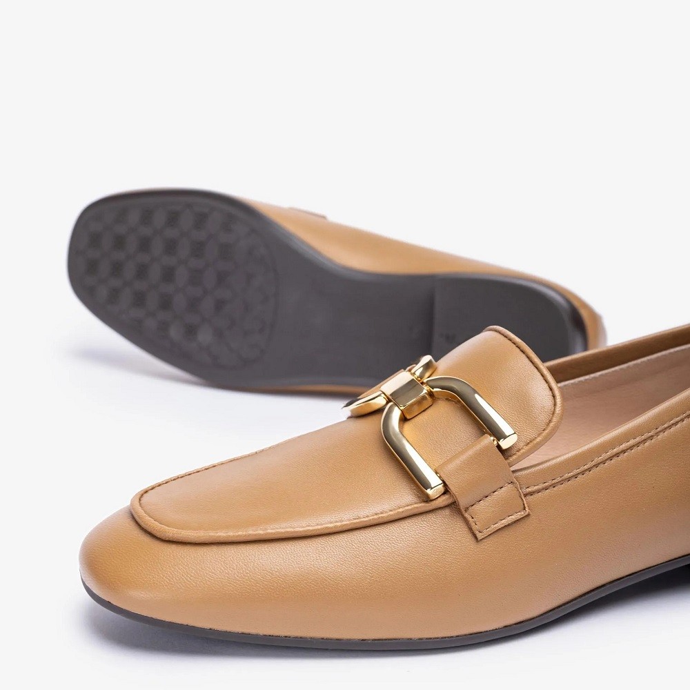 UNISA</br>Γυναικεία Loafers Ταμπά Δέρμα BAXTER-24 Unisa UNISA</br>Γυναικεία Loafers Ταμπά Δέρμα BAXTER-24 Unisa