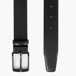 Ανδρική Ζώνη Μαύρο Δέρμα ANTIK BB001 Boss