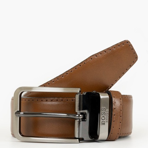 Ανδρική Ζώνη Ταμπά Δέρμα PIERO BB004 Boss Ανδρική Ζώνη Ταμπά Δέρμα PIERO BB004 Boss