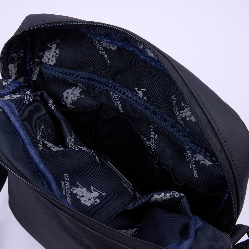 U.S. POLO ASSN.</br>U.S. Polo Assn. NEW CAMBRIDGE BEUCB9113MP0-000 Ανδρική Τσάντα Χιαστί Μαύρο