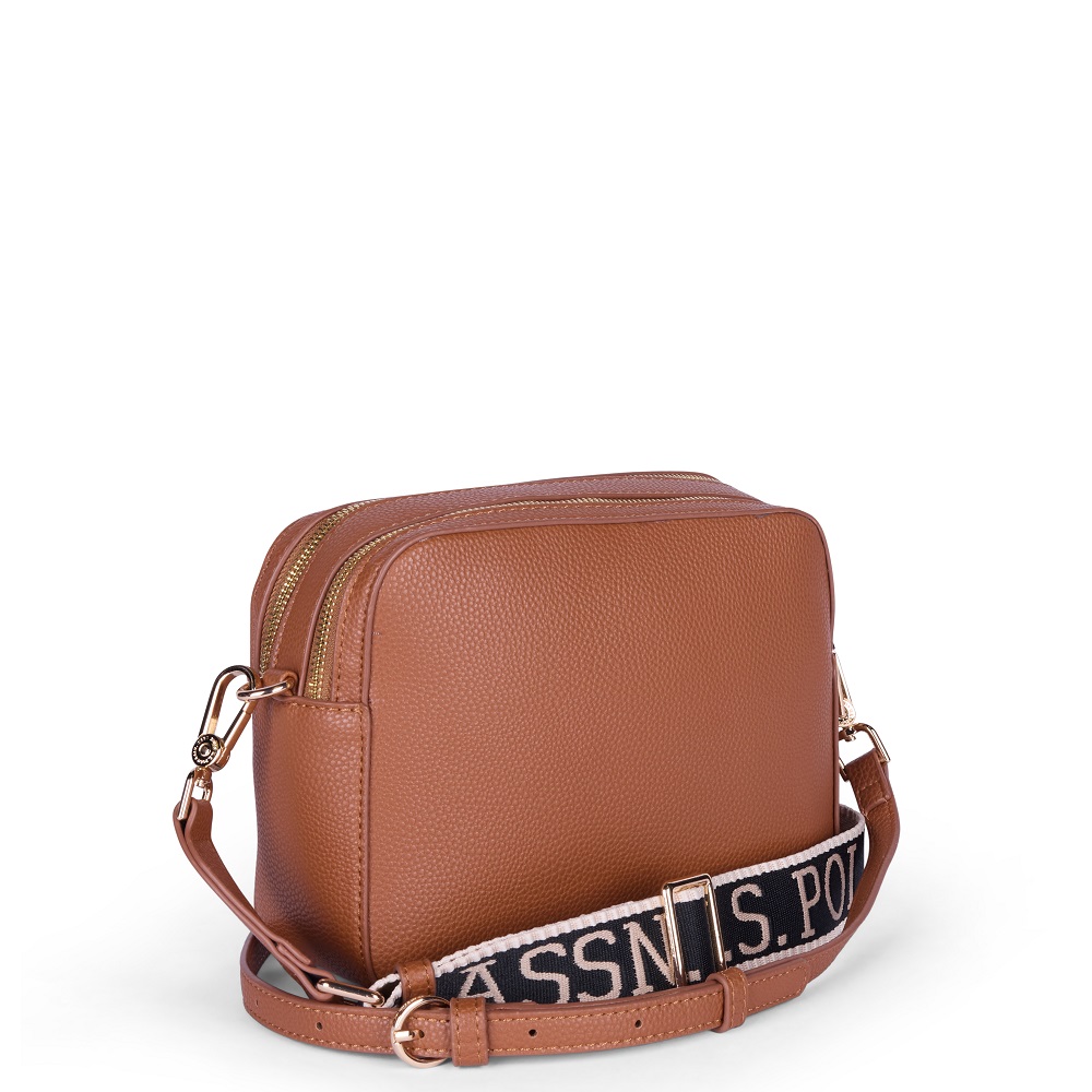 U.S. POLO ASSN.</br>U.S. Polo Assn. MANSION BEUE58716WVP-512 Γυναικεία Τσάντα Crossbody Κάμελ