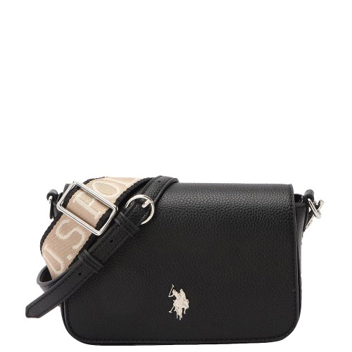U.S. Polo Assn. BEUE58718WVP-000 MANSION Γυναικεία Τσάντα Χιαστή Μαύρο
