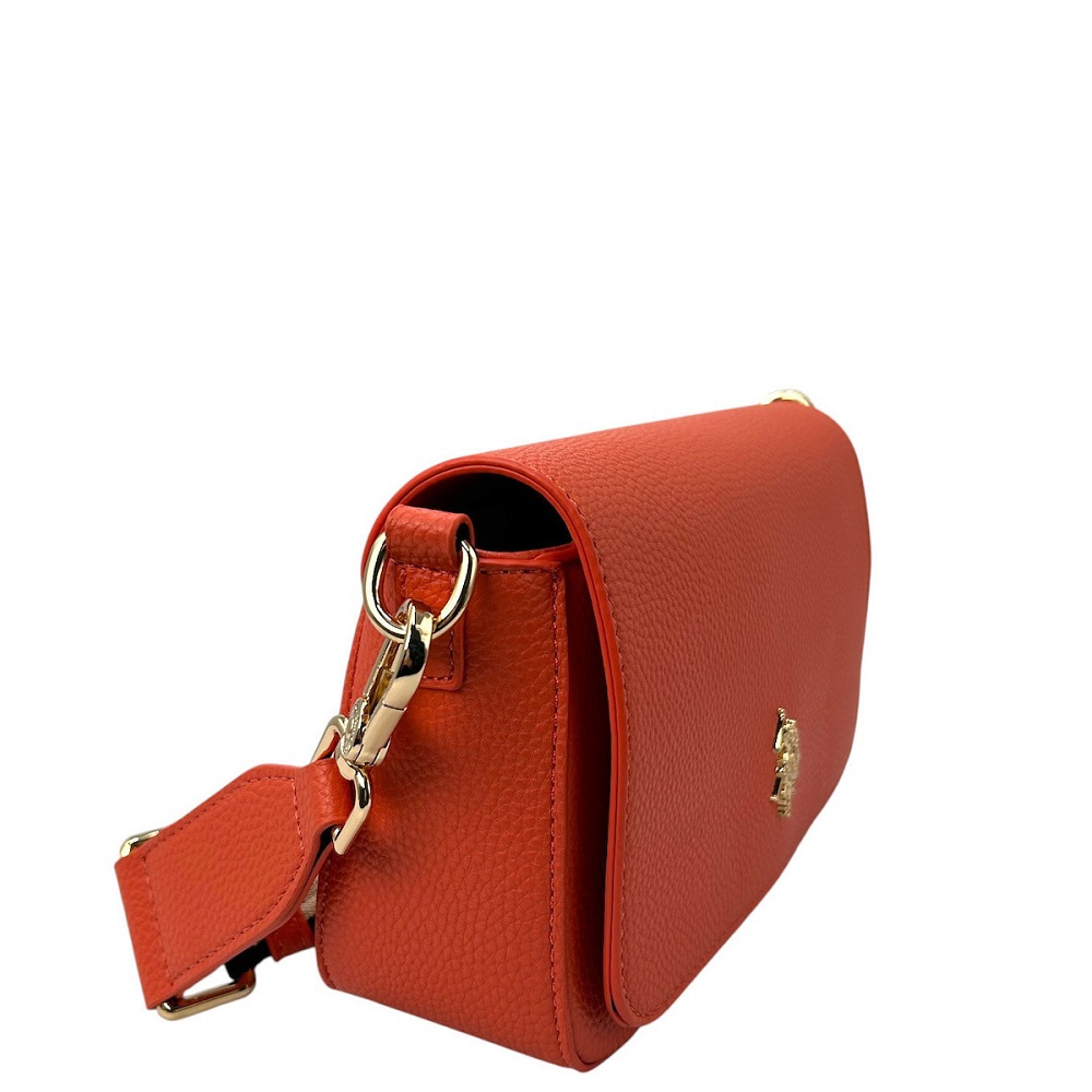 U.S. POLO ASSN.</br>Γυναικεία Τσάντα Χιαστή Κοραλί BEUE58718WVP-401 MANSION U.s. Polo Assn