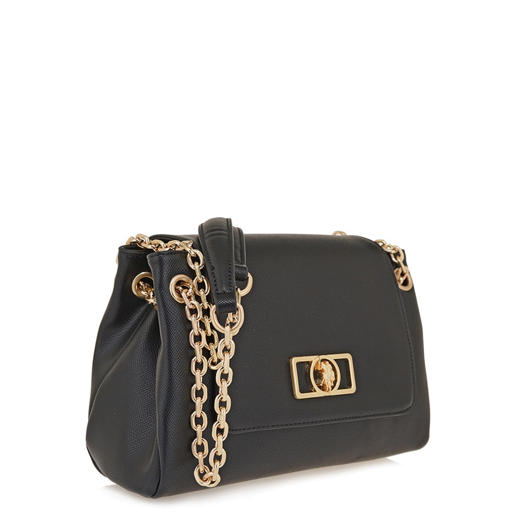 U.S. POLO ASSN.</br>U.S. Polo Assn. BEUJ88680WVP-000 JONES CHIC Γυναικεία Τσάντα Ώμου Μαύρο U.S. POLO ASSN.</br>U.S. Polo Assn. BEUJ88680WVP-000 JONES CHIC Γυναικεία Τσάντα Ώμου Μαύρο