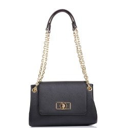 U.S. POLO ASSN.</br>U.S. Polo Assn. BEUJ88680WVP-000 JONES CHIC Γυναικεία Τσάντα Ώμου Μαύρο