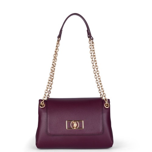 U.S. Polo Assn. BEUJ88680WVP-606 JONES CHIC Γυναικεία Τσάντα Ώμου Μπορντό