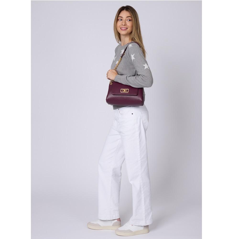 U.S. POLO ASSN.</br>U.S. Polo Assn. BEUJ88680WVP-606 JONES CHIC Γυναικεία Τσάντα Ώμου Μπορντό U.S. POLO ASSN.</br>U.S. Polo Assn. BEUJ88680WVP-606 JONES CHIC Γυναικεία Τσάντα Ώμου Μπορντό