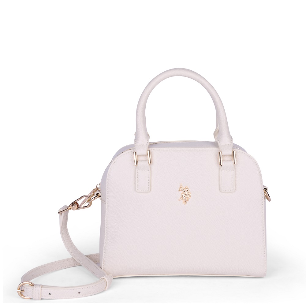 U.S. POLO ASSN.</br>U.S. Polo Assn. JONES MINI BEUJE9107WVP-802 Γυναικεία Τσάντα Bowling Off White