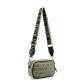 U.S. POLO ASSN.</br>U.S. Polo Assn. JACQUARD BEUJG9133WZC-000 Γυναικεία Τσάντα Crossbody Μπεζ/Μαύρο