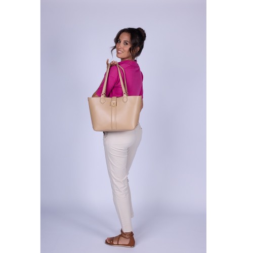 U.S. Polo Assn. MARGARET BEUMF9044WVP-418 Γυναικεία Τσάντα Shopping Μπεζ U.S. Polo Assn. MARGARET BEUMF9044WVP-418 Γυναικεία Τσάντα Shopping Μπεζ