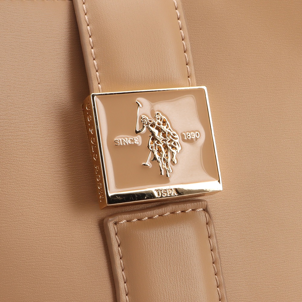 U.S. POLO ASSN.</br>U.S. Polo Assn. MARGARET BEUMF9044WVP-418 Γυναικεία Τσάντα Shopping Μπεζ