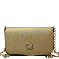Γυναικεία Τσάντα Χιαστή Χρυσό BEUQC6456WVP-904 CEREMONY U.s. Polo Assn