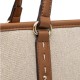 U.S. POLO ASSN.</br>Γυναικεία Τσάντα Ώμου Εκρού/Ταμπά  BEUQM8637WC2-517 MARPLE U.s. Polo Assn