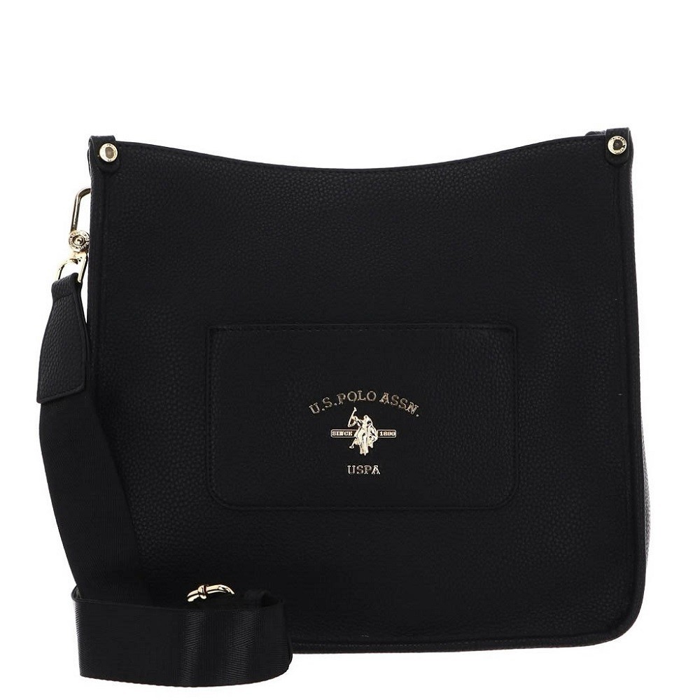 U.S. POLO ASSN.</br>Γυναικεία Τσάντα Ώμου Μαύρο BEUSS6368WVP000 STANFORD HOBO U.S. Polo Assn.