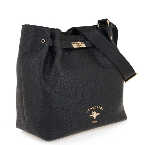 U.S. Polo Assn. BEUSS8648WVP-000 STANFORD Γυναικεία Τσάντα Ώμου Μαύρη U.S. Polo Assn. BEUSS8648WVP-000 STANFORD Γυναικεία Τσάντα Ώμου Μαύρη