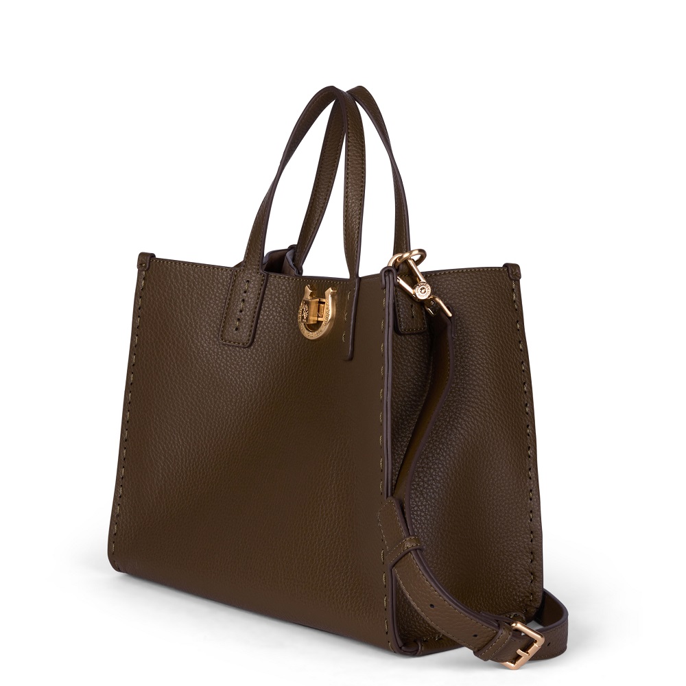 U.S. POLO ASSN.</br>U.S. Polo Assn. BIUOM8869WVP-YS1 MIDDLETON Γυναικεία Διπλή Τσάντα Χειρός/Ώμου Χακί