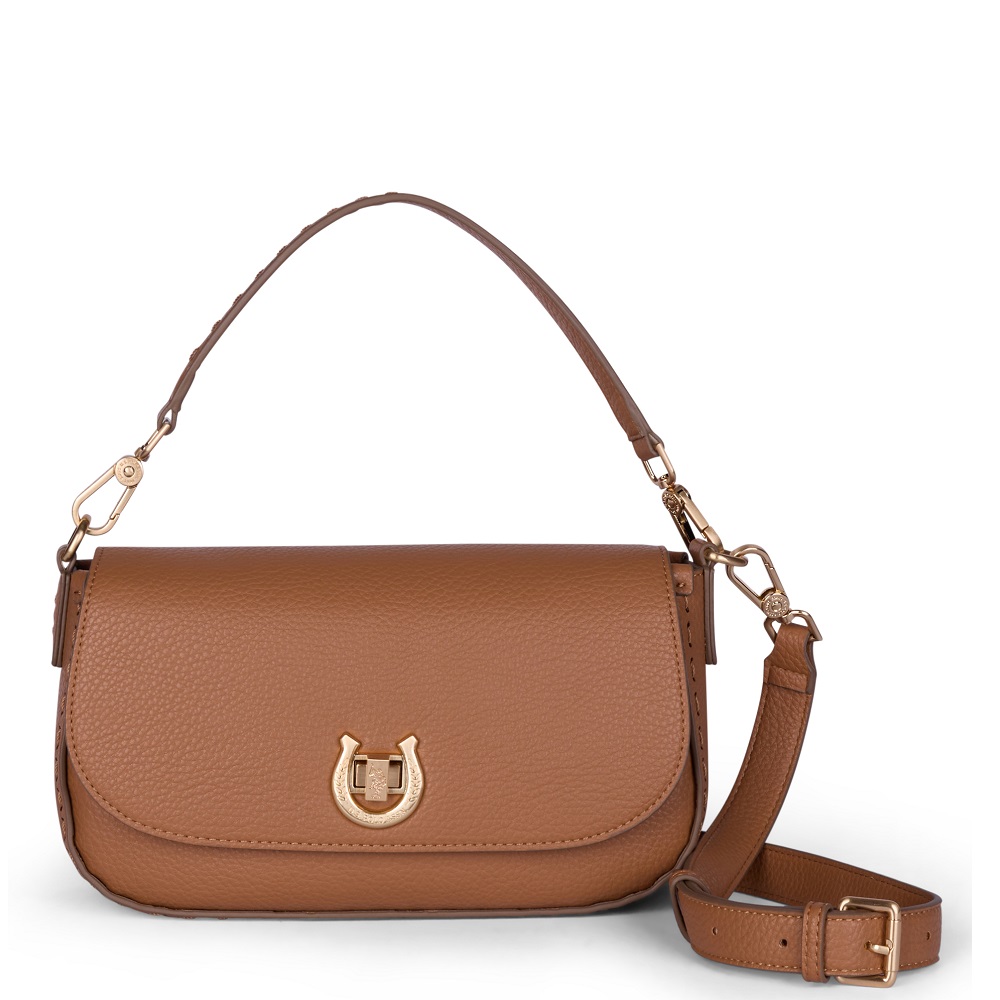 U.S. POLO ASSN.</br>U.S. Polo Assn. BIUOM8871WVP-512 MIDDLETON Γυναικεία Διπλή Τσάντα Ώμου Κάμελ