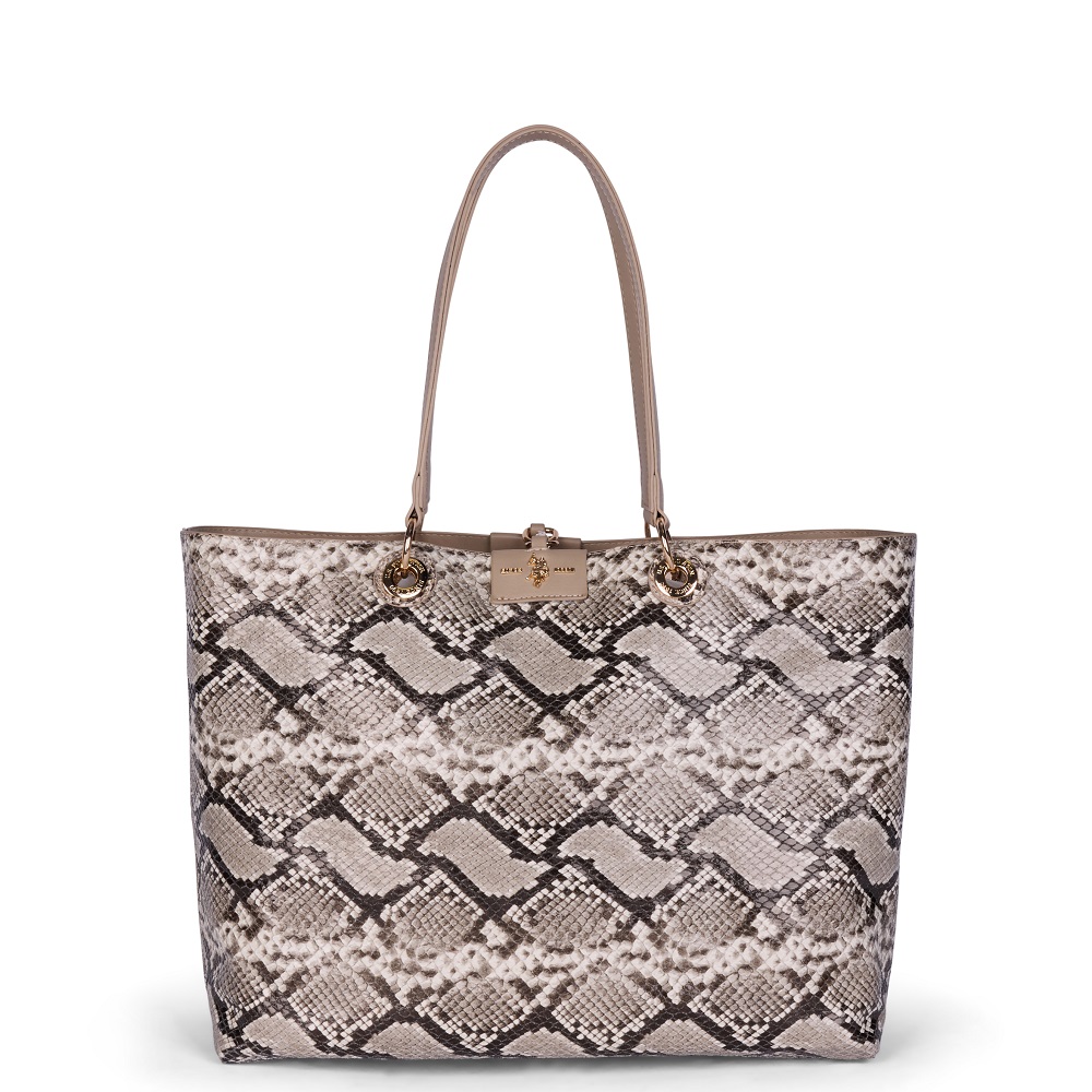 U.S. POLO ASSN.</br>U.S. Polo Assn. BIU4A8904WVP-LS3 AXTELL Γυναικεία Τσάντα Διπλής Όψης Μπεζ