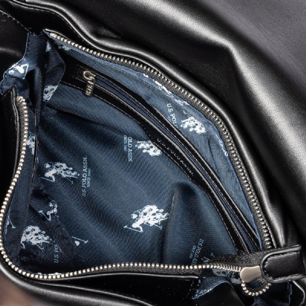 U.S. POLO ASSN.</br>Γυναικεία Τσάντα Χειρός/Crossbody Μαύρο BIUCQ6183WVP-000 U.s. Polo Assn