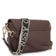 U.S. POLO ASSN.</br>Γυναικεία Τσάντα Χιαστή Καφέ BIUE58497WVP606 NEW MANSION U.S. Polo Assn.