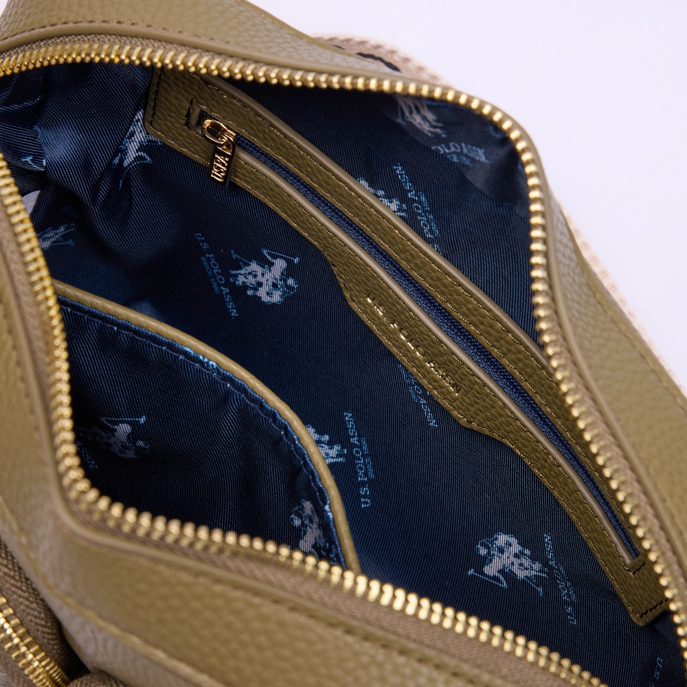 U.S. POLO ASSN.</br>U.S. Polo Assn. BIUE58920WVP-704 MANSION Γυναικεία Τσάντα Χιαστή Χακί U.S. POLO ASSN.</br>U.S. Polo Assn. BIUE58920WVP-704 MANSION Γυναικεία Τσάντα Χιαστή Χακί