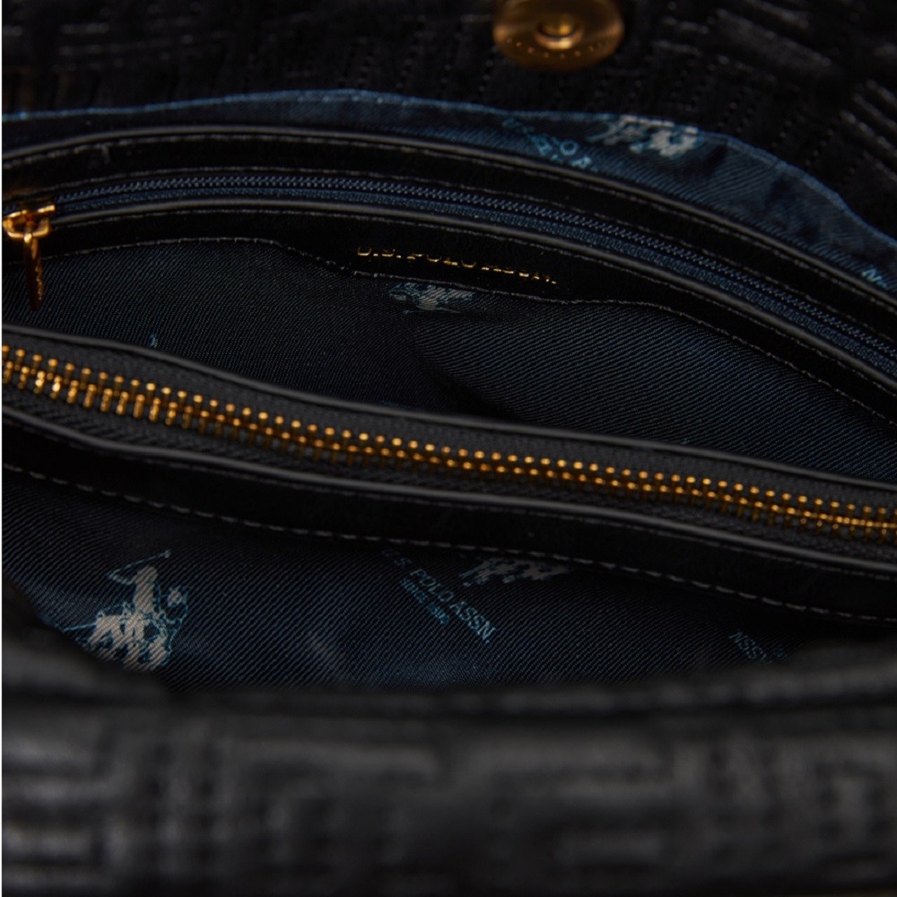 U.S. POLO ASSN.</br>Γυναικεία Τσάντα Ώμου Μαύρο BIUF78406WVP000 FRESH DOUBLE U.S. Polo Assn.