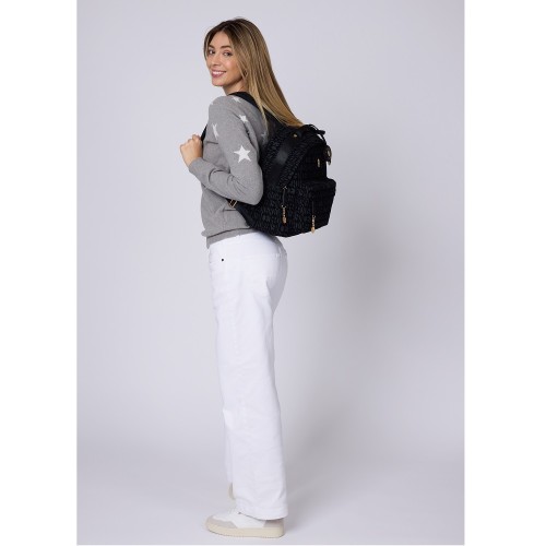 U.S. Polo Assn. BIUJG8913WU7-000 JACQUARD Γυναικεία Τσάντα Backpack Μαύρο