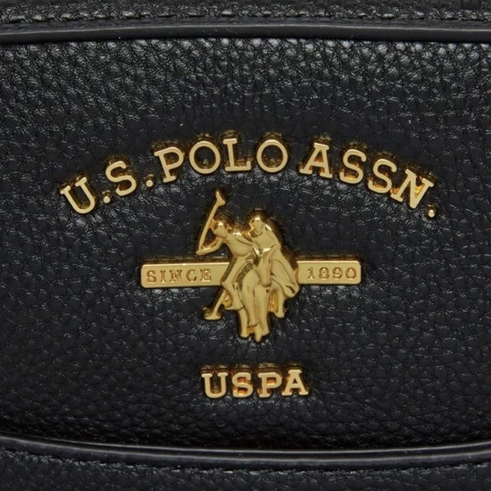 U.S. POLO ASSN.</br>Γυναικεία Τσάντα Χιαστή Μαύρο BIUSS6206WVP000 STANFORD SMALL U.S. Polo Assn.