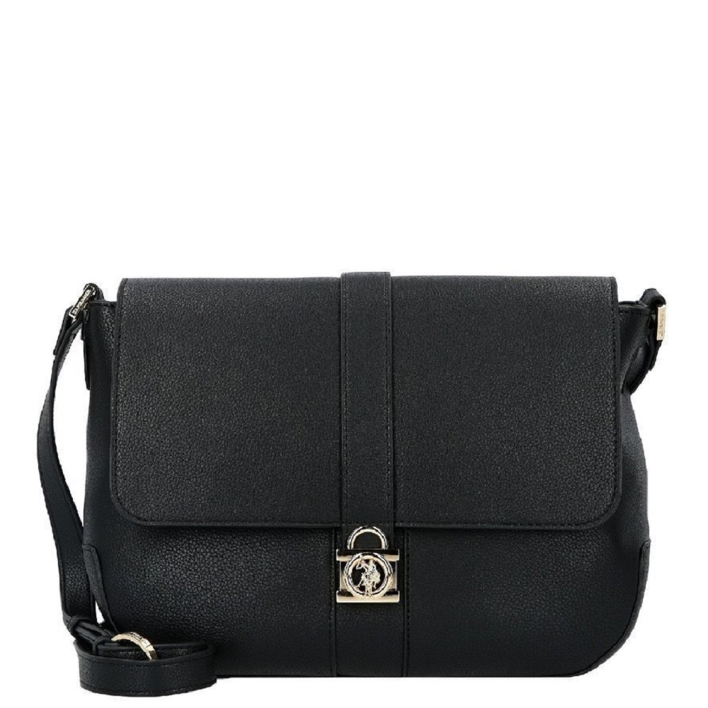 U.S. POLO ASSN.</br>U.S. Polo Assn. BIUWZ8858WVP-000 WINTERBERRY Γυναικεία Τσάντα Ώμου/Χιαστή Μαύρο