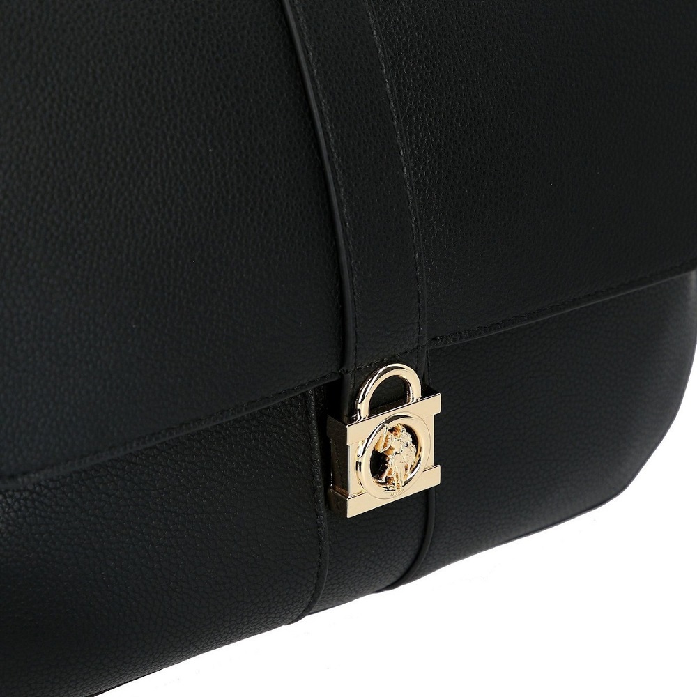 U.S. POLO ASSN.</br>U.S. Polo Assn. BIUWZ8858WVP-000 WINTERBERRY Γυναικεία Τσάντα Ώμου/Χιαστή Μαύρο